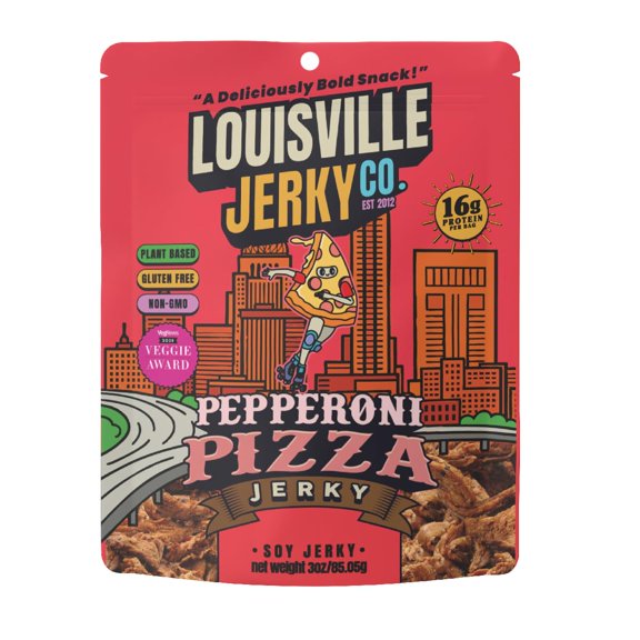 Louisville Vegan Jerky Perfect Pepperoni 3oz