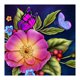 thumbnail image 2 of Cuadros Decorativos 5D taladro redondo completo diamante pintura mariposa flor Kits decoración arte (G254) Tmvgtek embutido en tela, 2 of 6