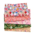thumbnail image 1 of 5 Piezas Oro Estampado Patchworks Estilo Japonés Coser Tela Parches Tipo 1 Sunnimix Tela de algodón de estilo japonés, 1 of 8