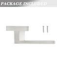 thumbnail image 5 of knobelite [Pack of 5]Door Lever Dummy Lever Door Handle for Closets French Doors,Square Dummy Door Lever,Non-Turning Single Side Pull with Satin Nickel Finish,Easy Installation Pull Only Lever Set, 5 of 7