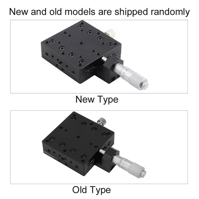 Manual FinE Tuning Roller Precision Linear Stages 60x60mm Linear Motion Actuator for Precision Positioning