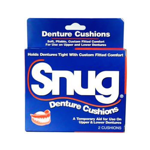 Snug Denture Cushions With Custom Fitted Comfort 2 Ea, 6 Pack