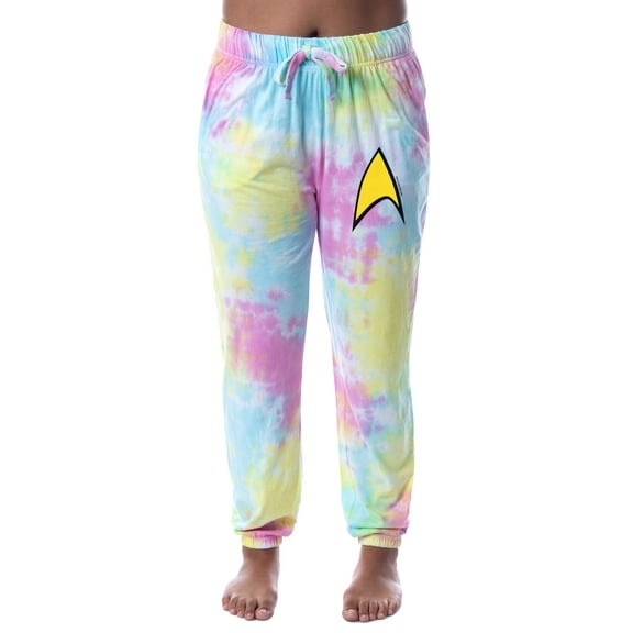 Star Trek Womens' Starfleet Icon Symbol Sleep Jogger Pajama Pants