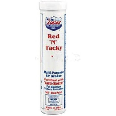 Lucas Oil Red N Tacky Grease, Stens 051-611, 10 Tubes, 14 oz each ...