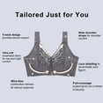 thumbnail image 5 of Lace Bras for Women's Seamless Bras Wireless Lace Bra Full Coverage Tshirt Comfort Everyday Bra, 5 of 7