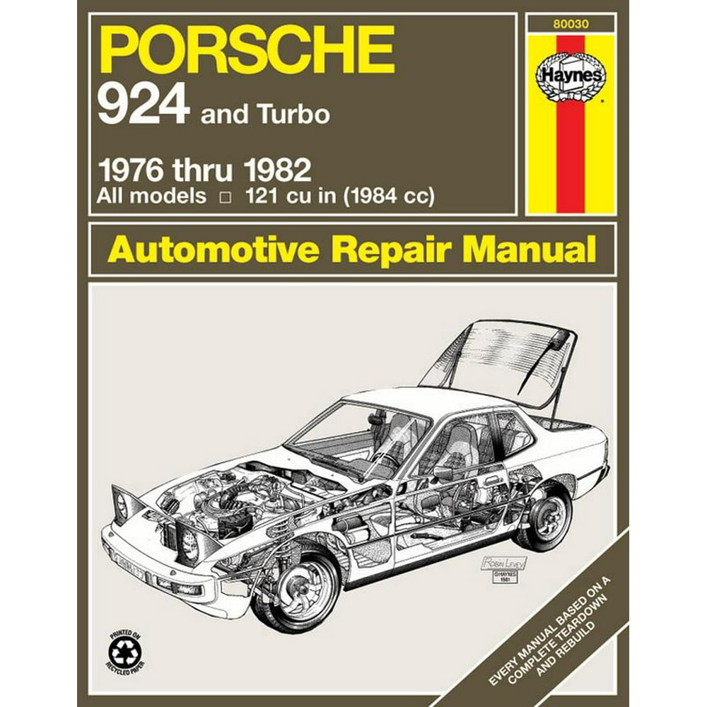 Porsche 924 (76-82) Haynes Repair Manual - Walmart.com - Walmart.com