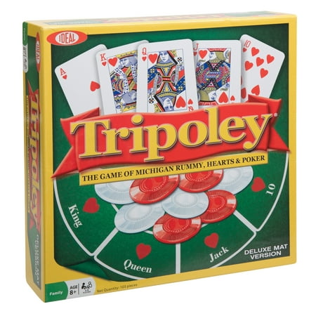 Ideal Tripoley Deluxe Mat Edition Card Game (Best Interactive Games For Kids)