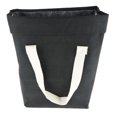 thumbnail image 4 of Cesta de Lavadero Del Compartimiento de Almacenamiento Del Lino Del Del Bolso Del Arte Del Paño de La Serie Del Color Puro Negro Soledad Cesto de la cesta de lavandería, 4 of 8