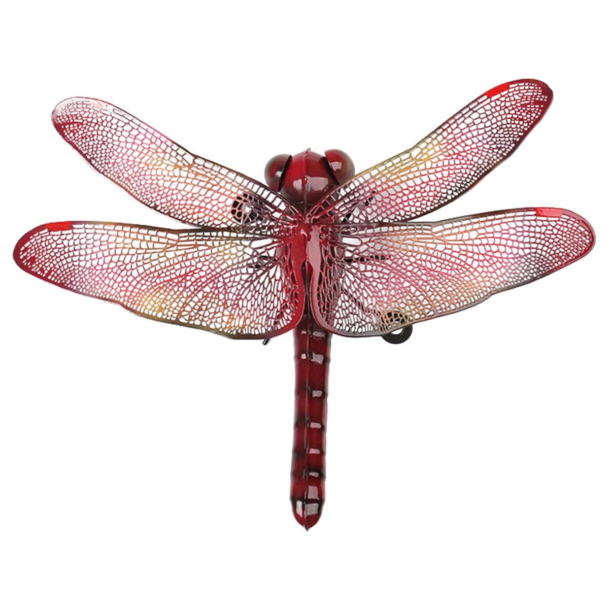 Dragonfly Garden DecorExquisite Metal Dragonfly Outdoor Wall Decor