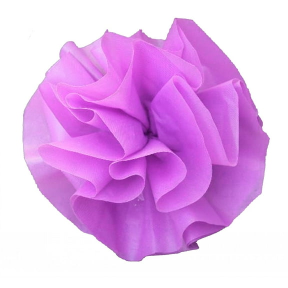12 Plastic Flower Poms with Suction Cups Car/Limo Decoration Deco-Puffs - hot pink