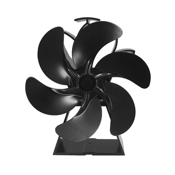 CEORPER 6 Heat Powered Stove Fan for Log Wood Burning Eco-Friendly Home Quiet Fan