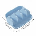 thumbnail image 2 of Taco Shaped Silicone Divided Meal Plate, Sectional Dinner Tray for Snacks and Food Serving, Cute Reusable Tableware for Family Meals, Everyday Use, Pink, 2 of 6