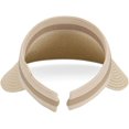 thumbnail image 2 of Womens Sun Visor Hat Straw Sun Visors for Women Summer Packable Ponytail Beach Hats for Women Travel UPF 50+, 2 of 7