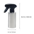 thumbnail image 3 of Botella de spray de aceite 1pc Recipiente de almacenamiento de aceite para cocinar BBQ (Plata), 3 of 5