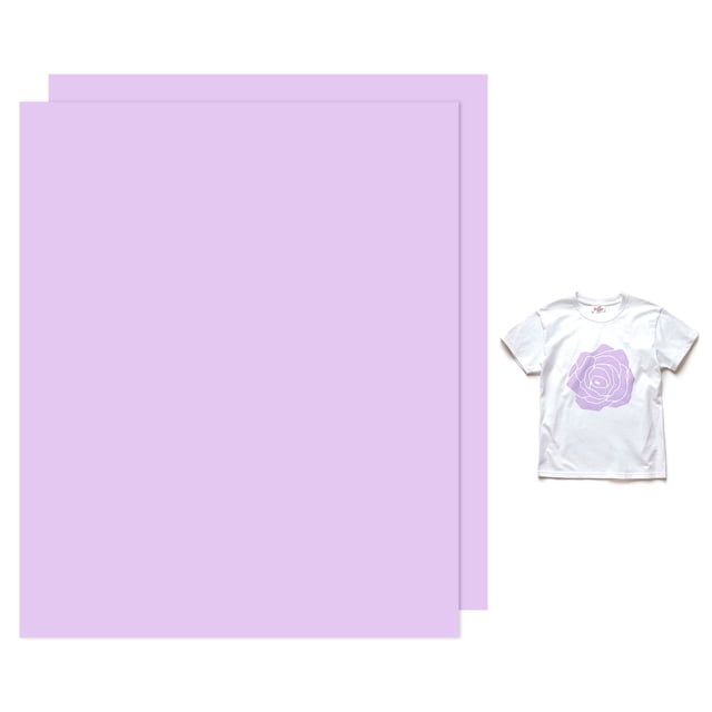 Uxcell 2 Hojas de Transferencia de Calor de Vinilo 3D Puff para camisetas y proyectos de tela DIY