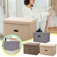 thumbnail image 2 of Foldable Fabric Storage Bins with Handles Rectangular Organizer Baskets for Shelves Drawer Closet Organization Collapsible Storage Boxes for Wardrobe Bedroom Home Organizing Solutions, 2 of 8