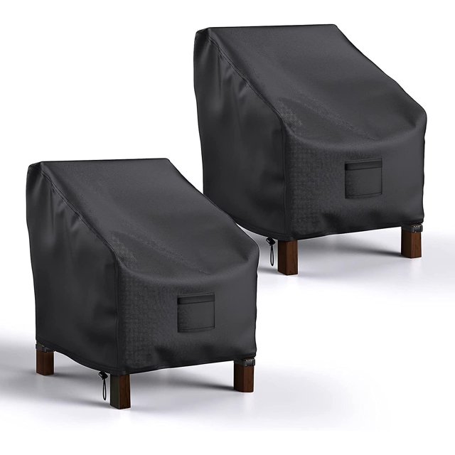 Fundas para sillas de patio impermeables, fundas para asientos profundos, fundas resistentes para muebles de jardín al aire libre (37 pulgadas de ancho x 40 pulgadas de profundidad x 30 pulgadas