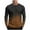 Brown, variant on Men's Crewneck T Shirts Casual Long Sleeve Printed Blouses Shirts Top for Sport Outdoor Workwear Big & Tall Men