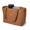 thumbnail image 2 of Igloo 25 cans Luxe Tote Soft Sided Vegan Leather Cooler, Cognac Brown, 2 of 10