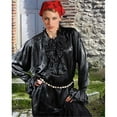 thumbnail image 1 of The Pirate Dressing C1035 Campbell Chemise Renaissance - Noir - Très Grand, 1 of 1