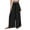 Black, variant on Outfmvch Flowy Pants for Women Women' S Culottes Cotton Baggy Boho Casual Cropped Linen Pants Women with Side Pockets Vacation Beach Trousers Linen Pants Women Baggy Straight Leg Beige S-XL