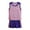 Purple, variant on Coerni Toddler Baby Girls Boys Summer Clothes Sets Sleeveless Vest T-Shirt Tops Mesh Shorts Pants Casual Comfy Outfits Set Hawaii Holiday Set