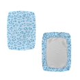thumbnail image 3 of FOR U DESIGNS Leopard Blue Print Stool Covers Rectangle 2 Pack Washable Pub Counter Bar Stool Covers Anti-Dust Vanity Chair Cover Bench Seat Protector with Elastic Band, 3 of 9