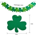 thumbnail image 3 of Paquete de 4 adornos de trébol con purpurina para el día de San Patricio, decoración colgante de tréboles para suministros de fiesta de San Patricio Adepaton HMHZ602, 3 of 7