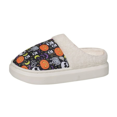

Ladies Winter Fashion Themed Printed Home Cotton Slippers