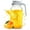 Gray, variant on GPED Glass Mason Jar Pitcher with Pour Spout Lid, 64 oz(2 Quart) Leak-proof Wide Mouth Jugs with Handle and Flip Cap for Cold Brew Coffee, Breast Milk Storage, Water, Blue(1 Pack)