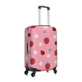 thumbnail image 3 of Daiia Strawberry and Ladybugs Luggage Cover, Thickened Washable Travel Luggage Covers, Elastic Unique Baggage Covers for 18-20 inch Luggage-Large, 3 of 9