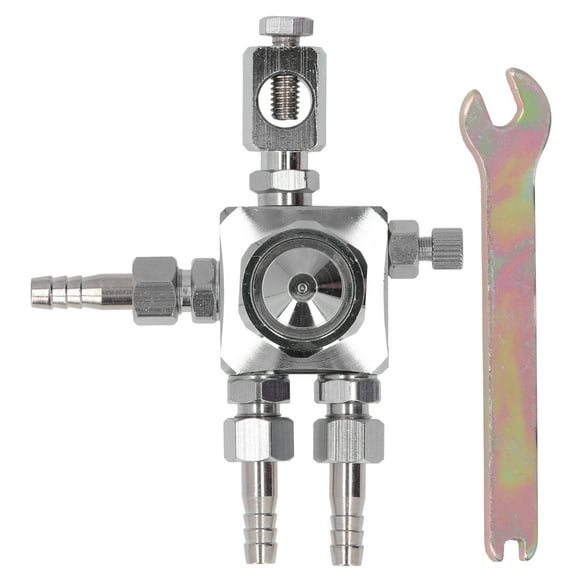 Pistola pulverizadora de acero inoxidable, mini pistola pulverizadora automática Mini pistola pulverizadora automática Pistola de pintura automática Probada y confiable NikouMX herramienta