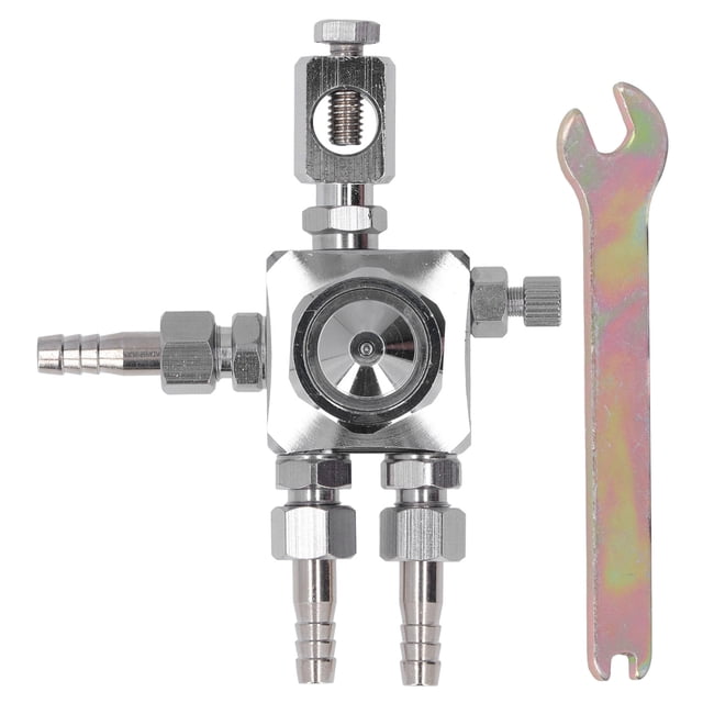 Pistola pulverizadora de acero inoxidable, mini pistola pulverizadora automática Mini pistola pulverizadora automática Pistola de pintura automática Probada y confiable NikouMX herramienta