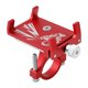 thumbnail image 2 of Soporte de teléfono para motocicleta, de aleación de aluminio, para manillar de bicicleta, clip para teléfono para scooter eléctrico, para navegación en bicicleta, color rojo, 2 of 12