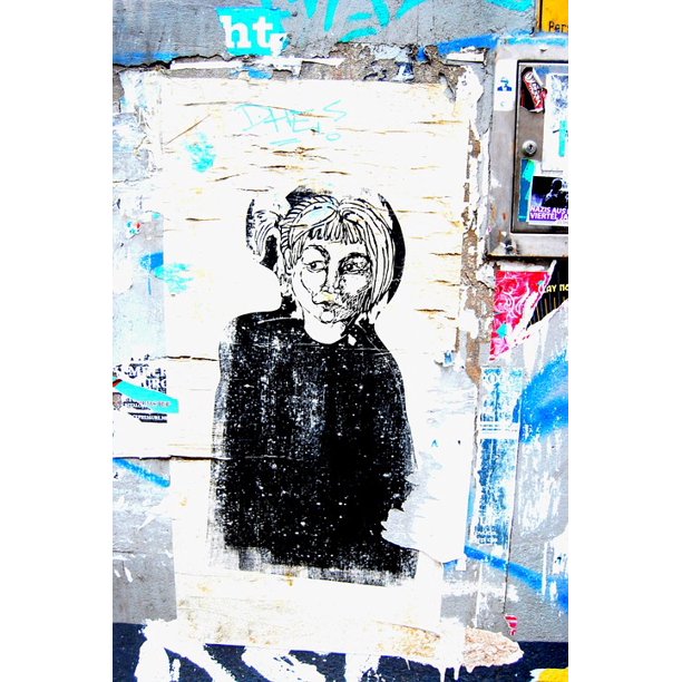 peel n stick poster of street art stencil hamburg spray graffiti poster 24x16 adhesive sticker poster print walmart com walmart com
