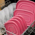 thumbnail image 2 of Rubbermaid TakeAlongs 5.2 Cup Food Storage Containers, Meal Prep Containers, Food Containers with Lids, Limited Edition Berry Pink, 2 of 5