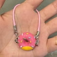 thumbnail image 3 of Cartoon Dollhouse Key Chain Simulation Cute Donut Doll House Mini Model Accessories Miniature Decoration Keychain Charms Pendant, 3 of 4