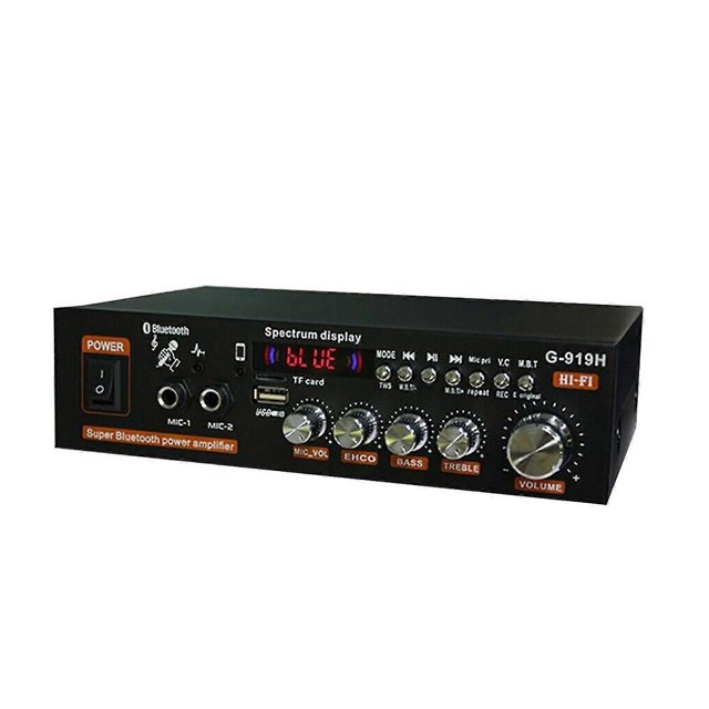 1000w Home Power Amplifiers Audio Bluetooth Amplificador Subwoofer Speaker-g