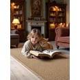 thumbnail image 4 of Waffle Bath Mat Beige 24"x17", Boho Woven Modern Bathroom Rug Mat, Absorbent Non Slip Bathroom Floor Mat, Soft Washable Bath Rugs with Tassels for Bathroom, Bedroom, Kitchen, Shower, Tub, 4 of 7