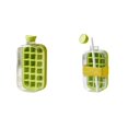 thumbnail image 1 of (2-Pack) Rinsvye 2025 New Vertical Tray Small Ice Container for Freezer with Lid for Freezer Ice Trays Easy To Release Tray Quick Filling without Touching Homemade Ice Storage for Whiskey Cocktail T, 1 of 3
