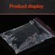 thumbnail image 5 of Unids/paquete de 100 bolsas con cierre de cremallera, bolsa de plástico transparente autosellante, paquete de almacenamiento de alimentos, bolsa Almacenamiento y organización del hogar 10 x 15 cm Inteprter HA5328-07B, 5 of 6