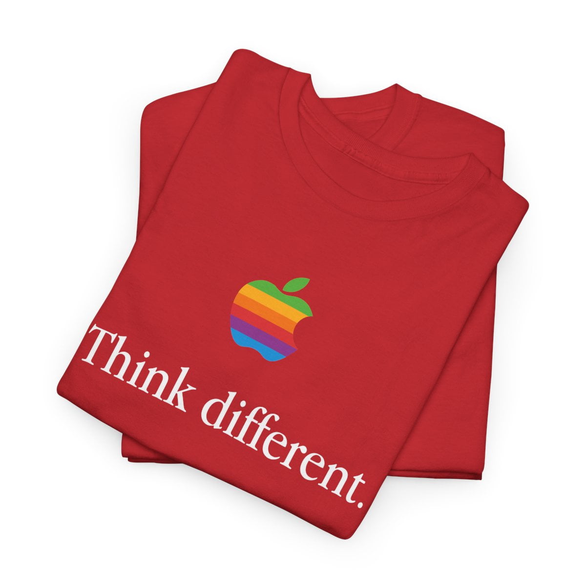 Vintage Think Different Apple Computer Mac Classic Tee T-Shirt