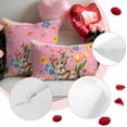 thumbnail image 6 of Easter Throw Pillow Covers 12x20 Inch Set of 2 Bunny Easter Eggs Decorative Pillow Covers Flower Leaves Pink Cushion Cover Pillowcase for Sofa Couch Bed Home Decor, 6 of 9