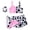 Pink, variant on Xudanell Girl's 3 Piece Bikini Bathing Suit Printed Sport Swimsuits with Shorts Cove Up Sets Teen Girl's Swimwear (Pink, 8-10 Years)