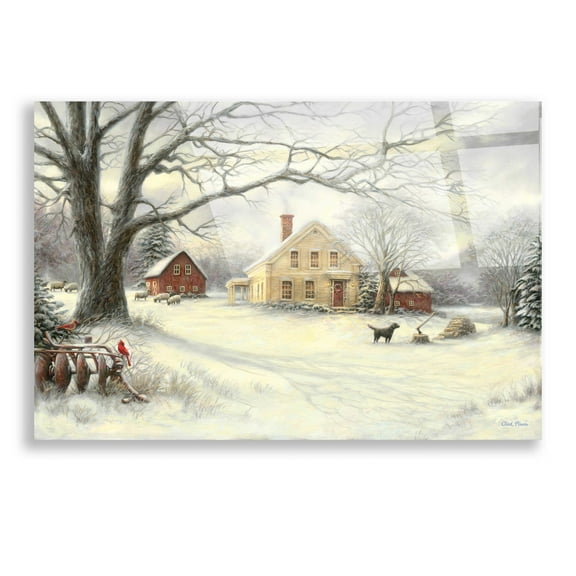 Epic Art 'Old Country Farm' by Chuck Pinson, Acrylic Glass Wall Art, 16"x12"