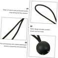 thumbnail image 3 of 1 Set Tent Bungee Cord Trampoline Tent Black Tent Camping Tent Canopy Cords Black Bungees Balls Cords Black Bungee Cord Tarp Tie Down Cord Elastic Rope Tie Down Elastic Cord Tether, 3 of 5