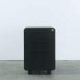 thumbnail image 1 of MotionGrey Metal Filing Cabinet with 3 Drawers, Vertical File Cabinet with Lock, Mobile Office Cabinet with Wheels for Legal, Letter, A4 Files, Black, 1 of 7