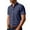 Navy, variant on Coorders George Mens Linen Shirt, Men's Regular-Fit Short Sleeve Casual Button Down Shirts, Dark Gray, L