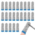 thumbnail image 1 of Uxcell 60-Pack Protectores de Dedos para Cortar, Guantes de Punta de Dedo de Fibra HPPE para Escultura/Cocina [Azul Grisáceo], 1 of 7