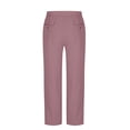 thumbnail image 5 of Elvqul Mens Pants Big and Tall Mens Straight Leg Trousers Yoga Pants Relaxed Fit Casual Classic Fit Solid Pockets, 5 of 7